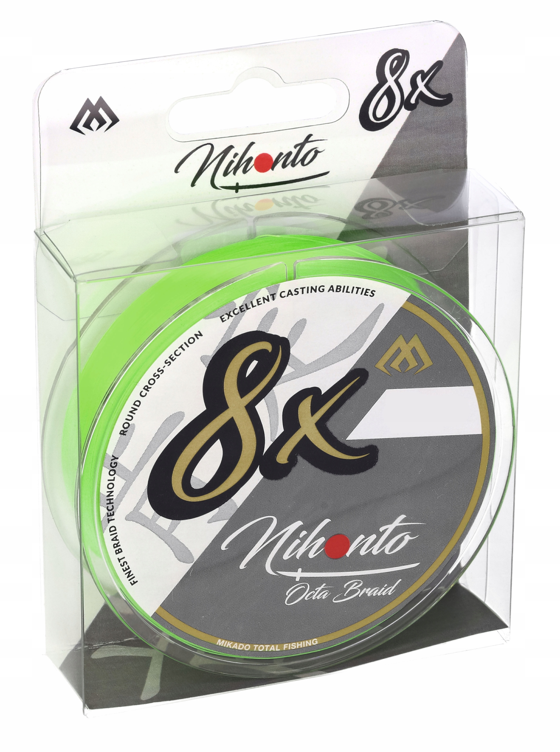 Mikado Nihonto octa Braid fluo 150m 0.08mm
