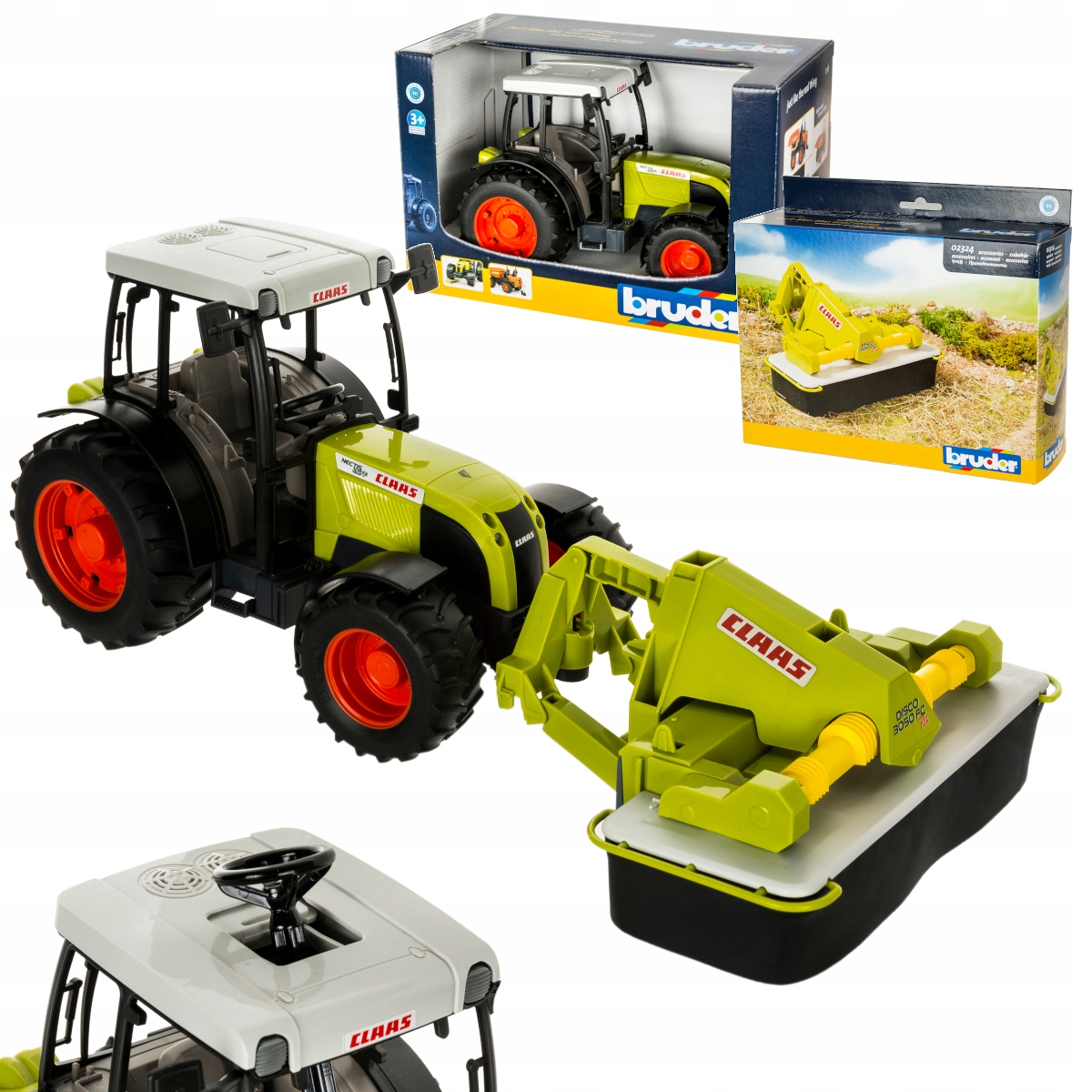 

Bruder 02110 Traktor Class Nectis 267F kosiarka
