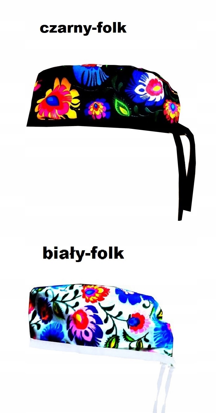 BANDAMKA GASTRONOMICZNA CZAPKA - KUCHARSKA 3KOLORY Marka inna