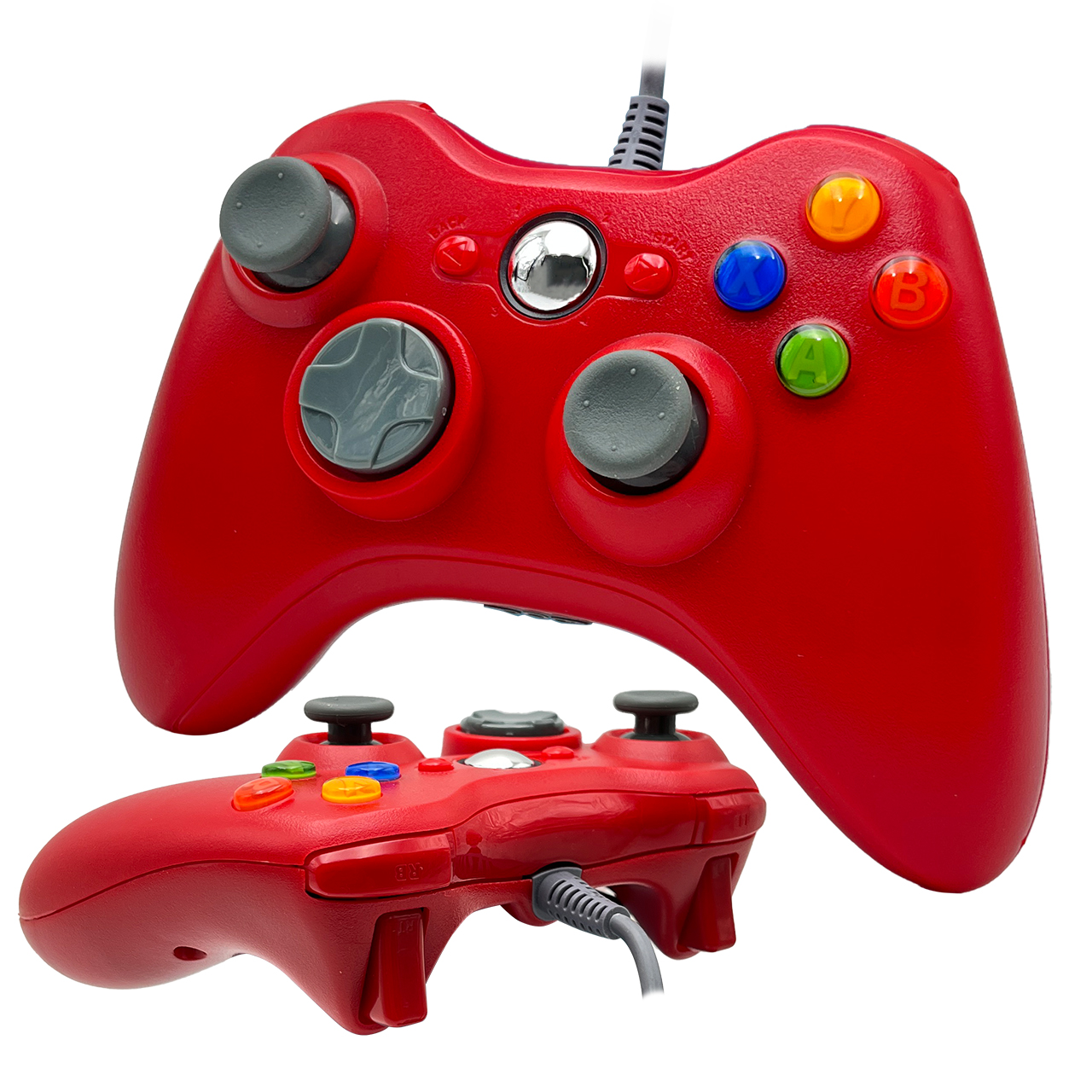 КОНТРОЛЛЕР PAD ПРОВОДНОЙ ДЛЯ XBOX 360 PC КРАСНЫЙ