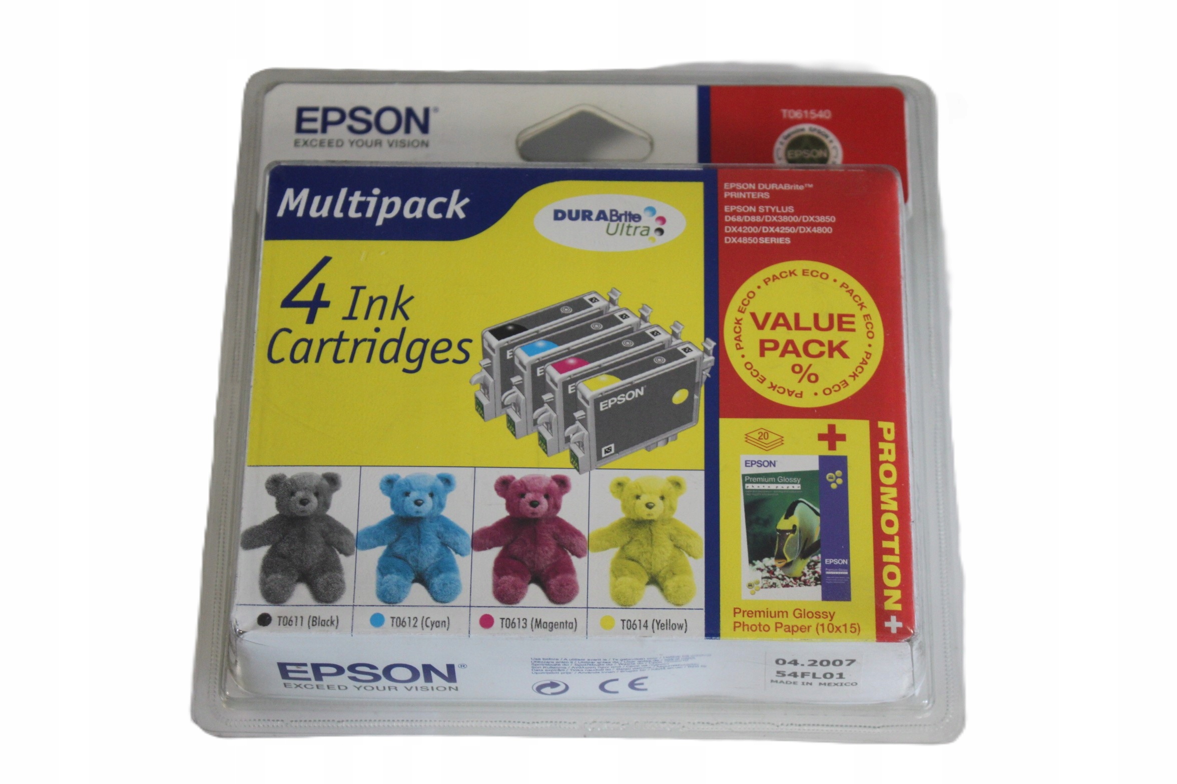 Epson T061540 C13T06154010 inkoust MulitPack 07 originál