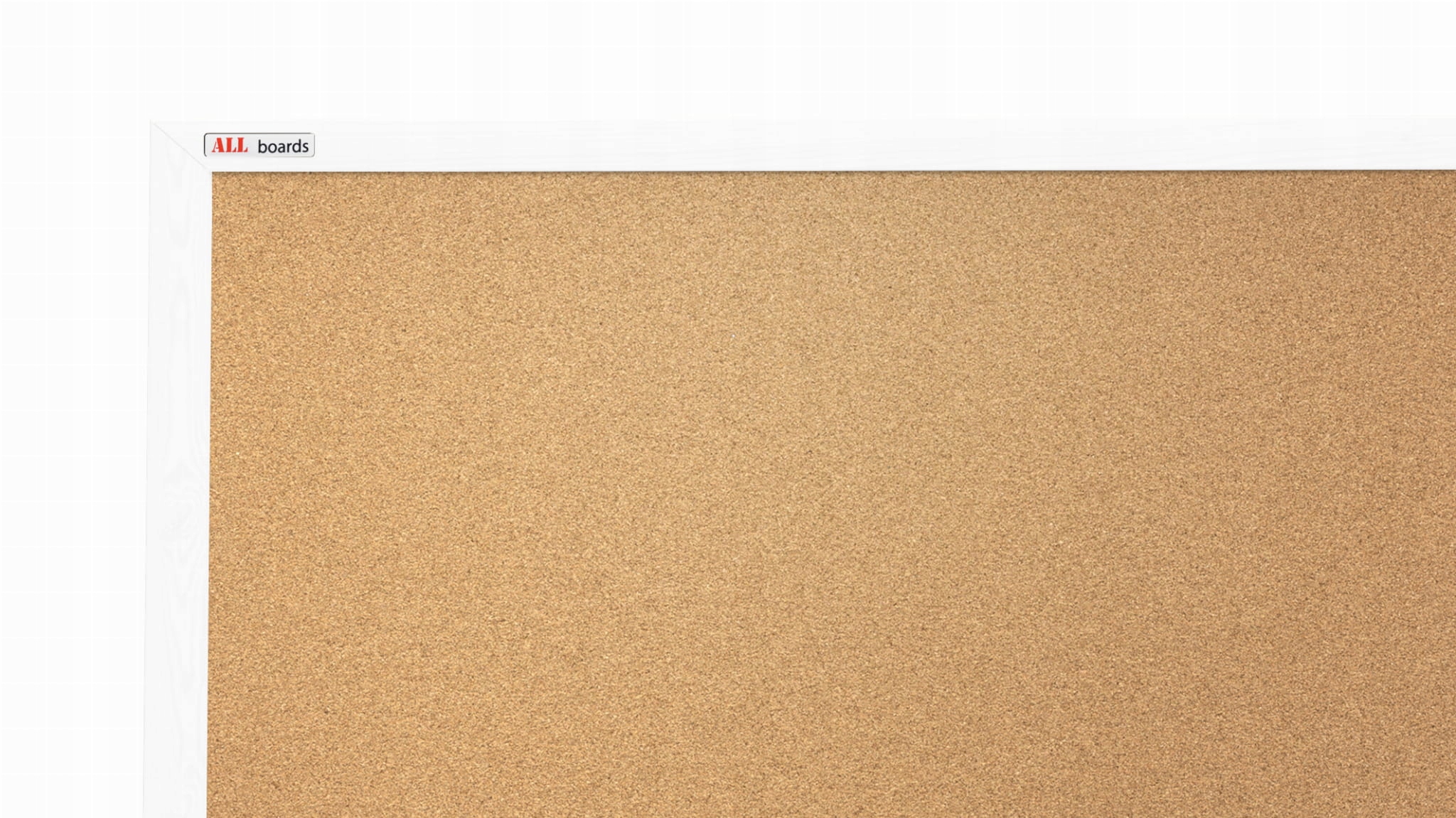Tablica korkowa 60x40 drewniana BIAŁA + pinezki Waga produktu z opakowaniem jednostkowym 2 kg