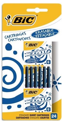 

Naboje Do Piór Niebieski Krótkie Bic 24 Sztuki