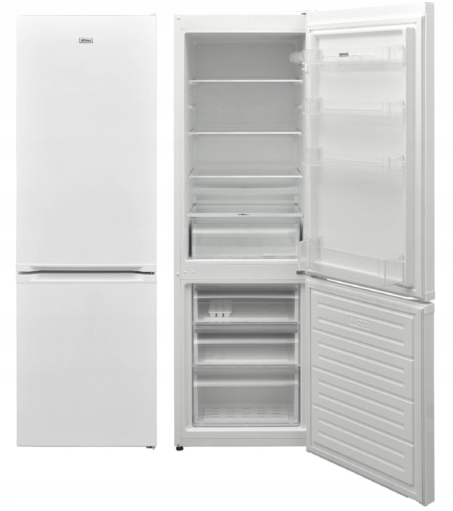 

Lodówka Kernau Kfrc 18151.1 Nfw NoFrost biała 272l
