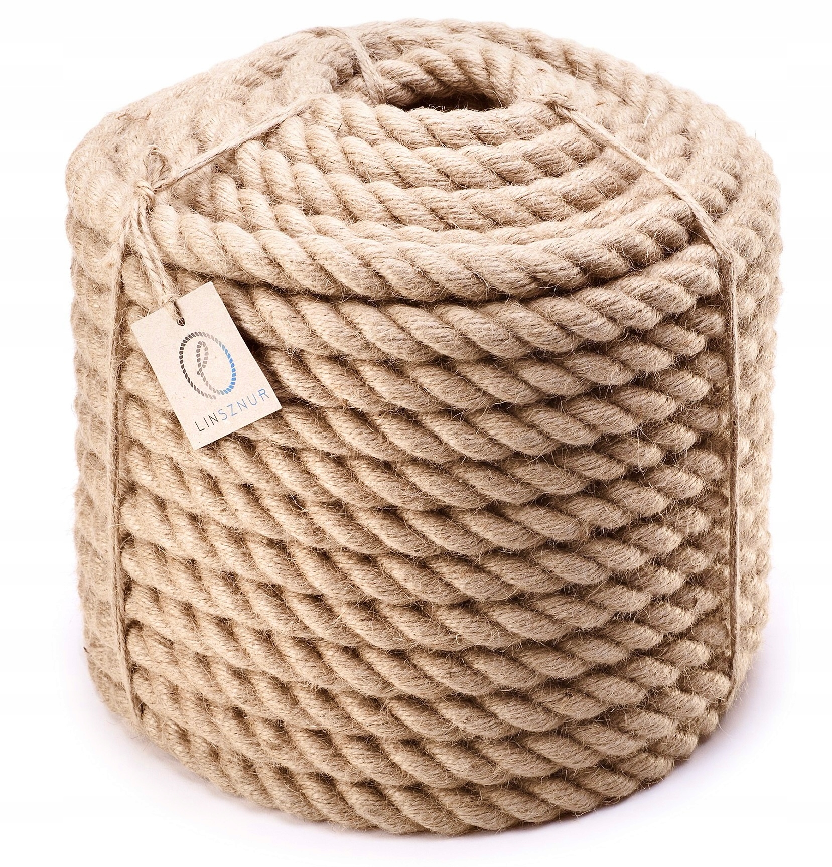 Lina jutowa skręcana ozdobna budowlana ogrodowa linka sznur jutowy 20mm 30m