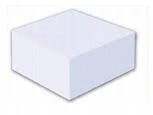 KOSTKA PAPIEROWA BIAŁA KLEJONA 9x9x9