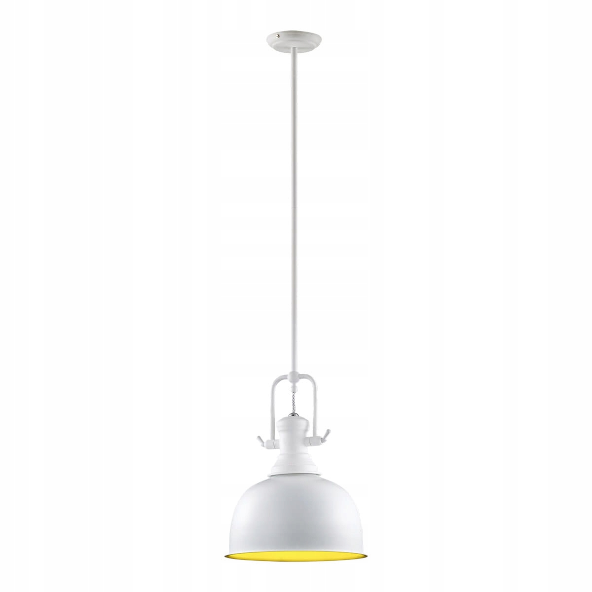 Závěsná lampa Italux Laredo Led industriální bílá