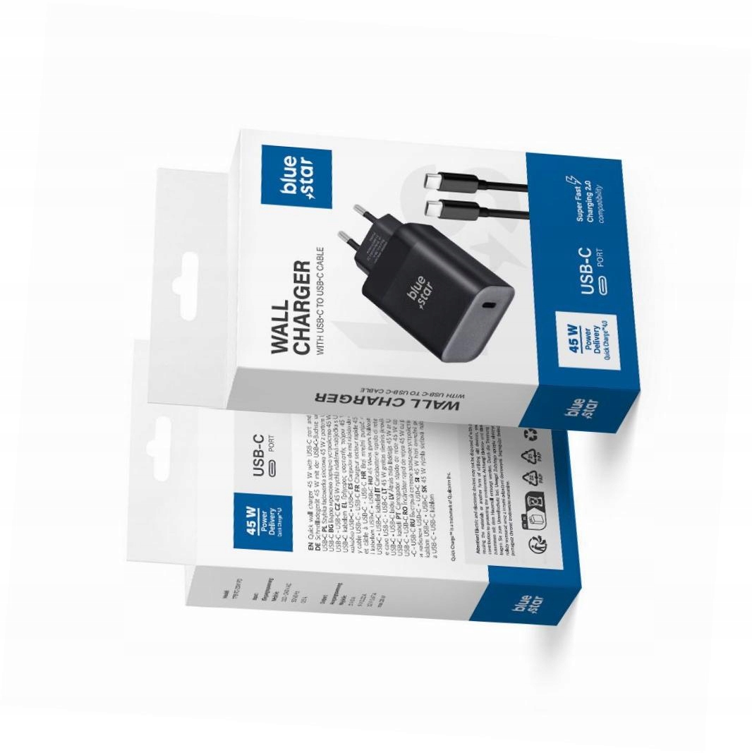 Szybka ładowarka 45W z odpinanym kablem Usb-c do Samsung Galaxy A03
