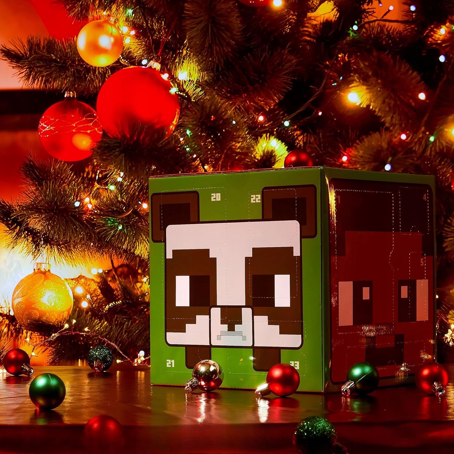 Адвент-календарь Minecraft 2026 Creeper, 24 сюрприза: школьные принадлежности и аксессуары, от 6 лет — фото 4