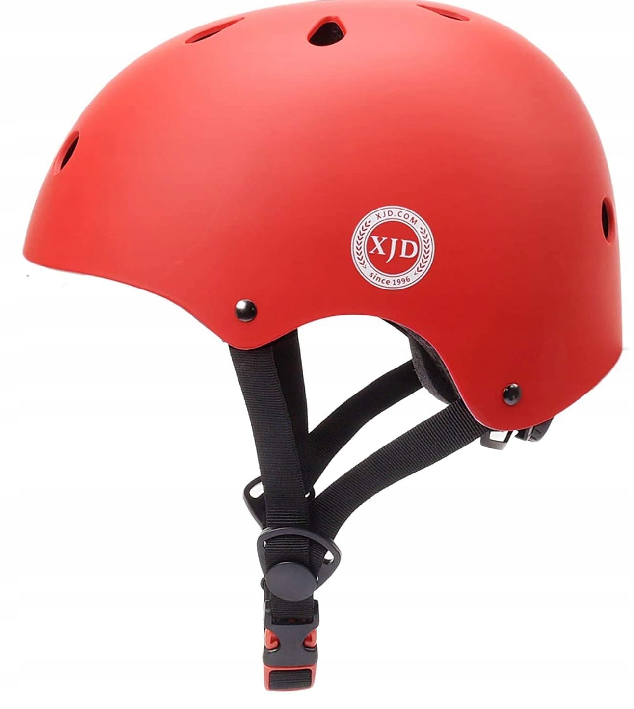 Kask rowerowy czerwony r. S
