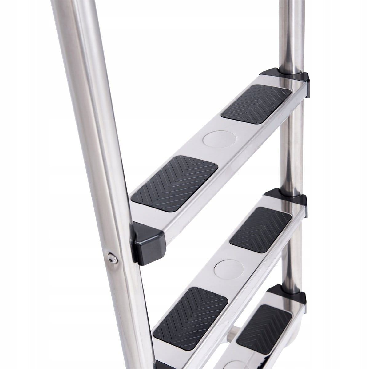 Drabinka basenowa Costway 3-stopniowa stalowa 132 cm Liczba szczebli 3