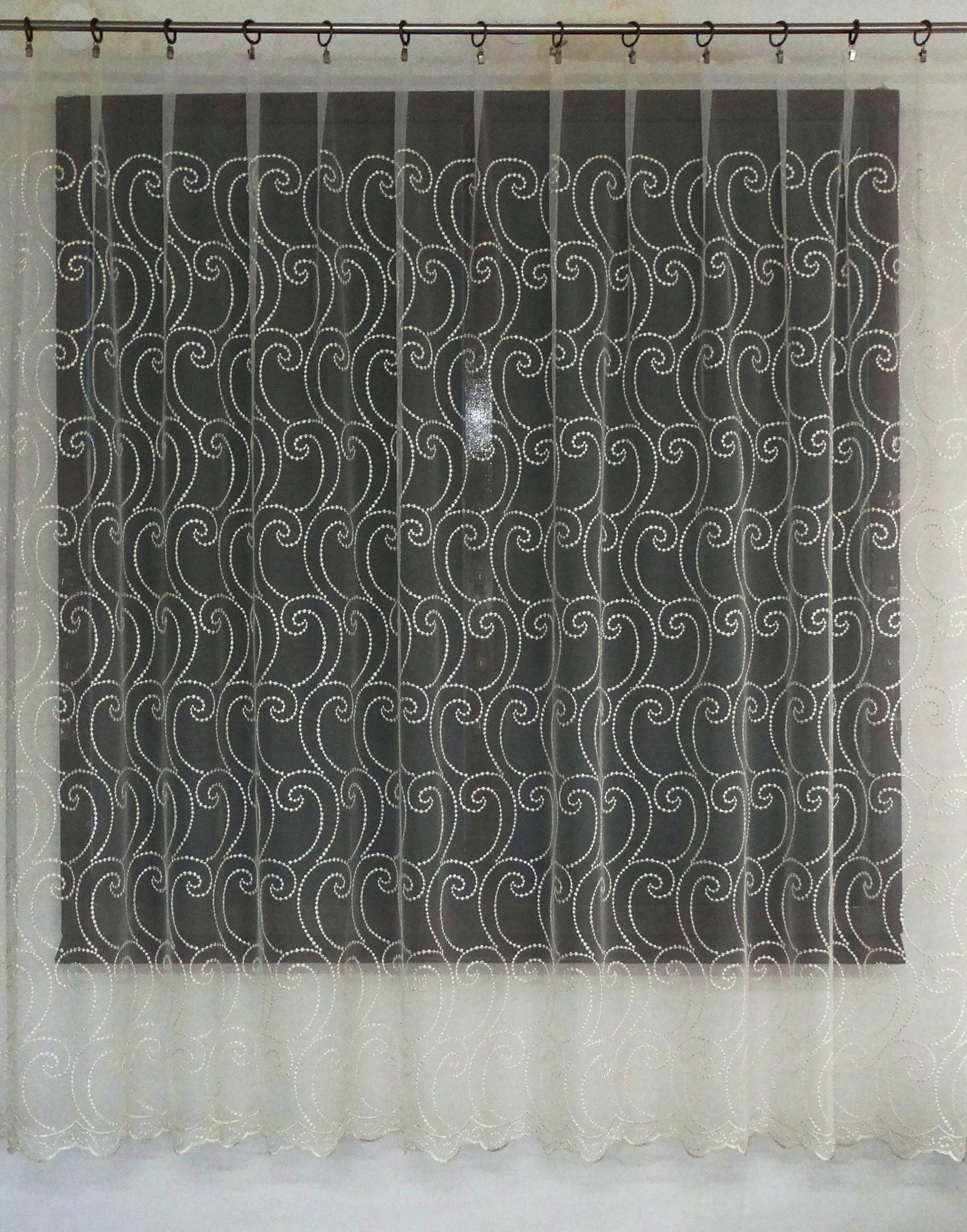 Mg Záclona Szilen markýza výšivka ecru 350x250 cm