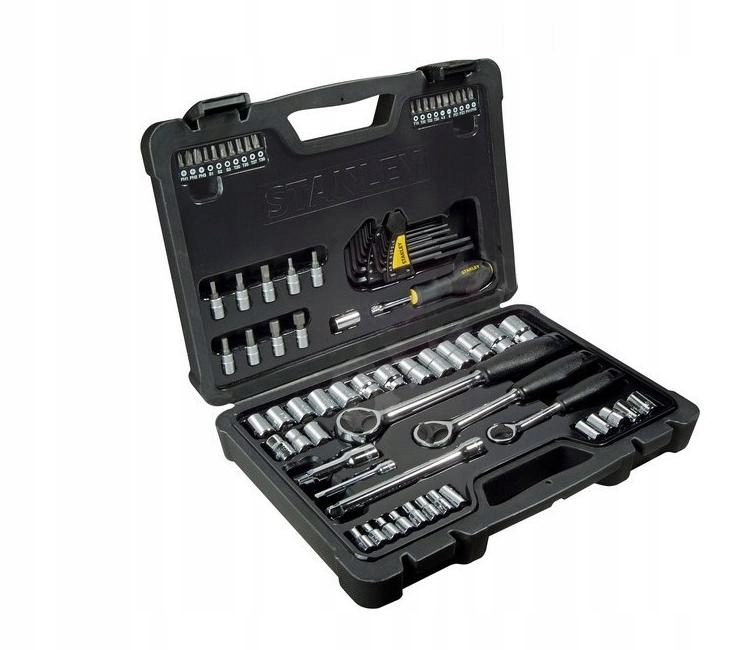 Sada nástrčných kľúčov v kufríku 80ks 1/4"-3/8"-1/2" Stanley