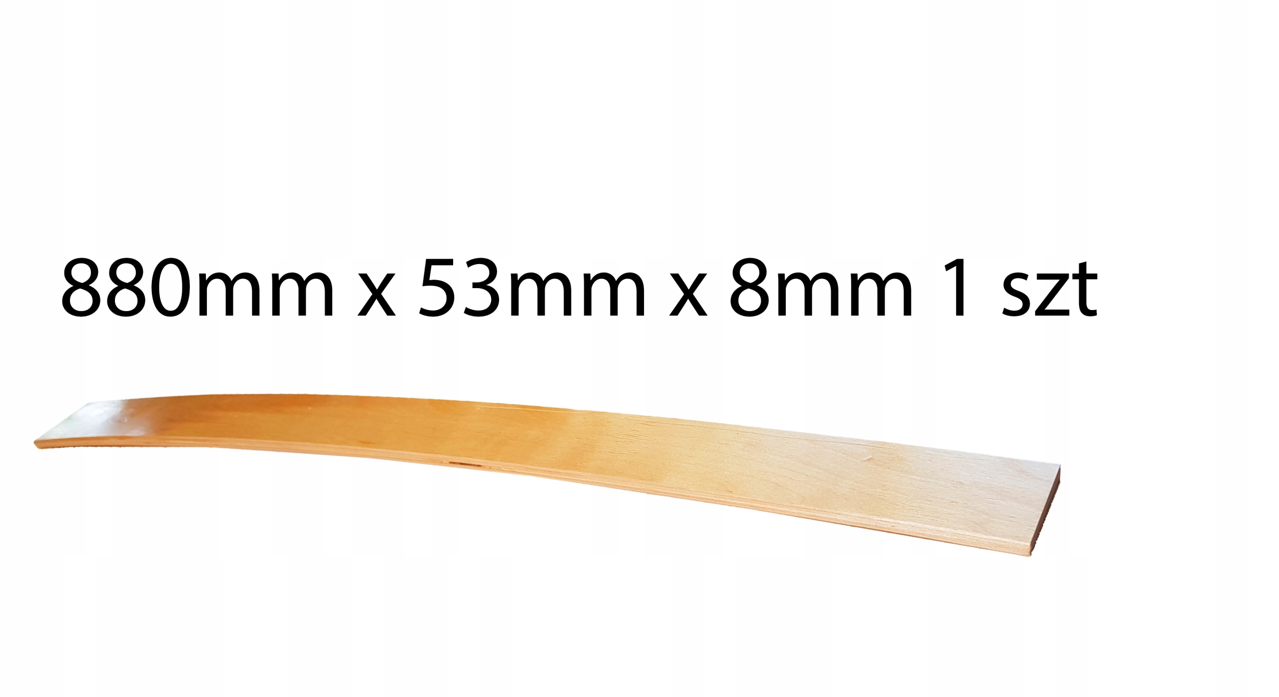 Listwa sprężynująca sprężysta gięta 880mm