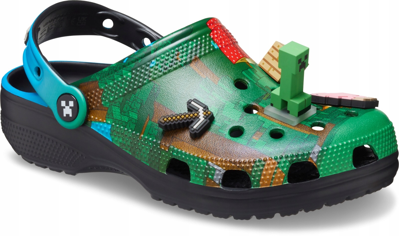 Unisex boty Crocs Minecraft zelená 39-40