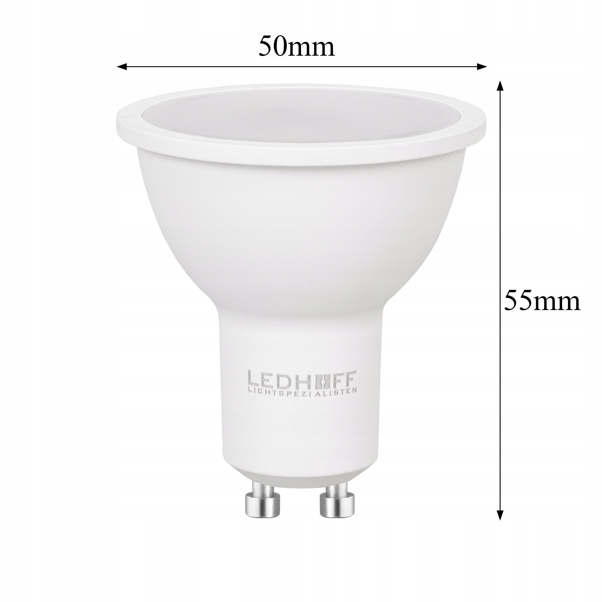 Żarówka LED GU10 Naturalna 9W 4000K BARDZO MOCNA Zawiera baterie nie