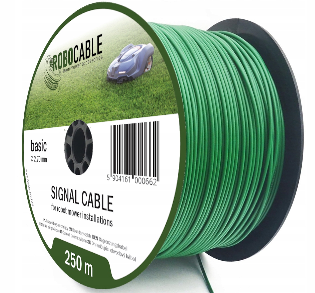 Kabel pro omezování obvodu robotické sekačky 250 m Zesílený 2.7 mm