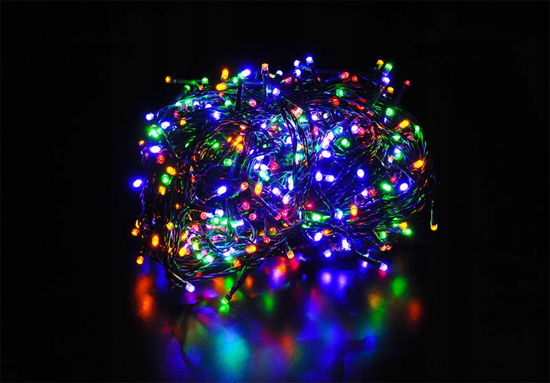 LAMPKI CHOINKOWE LED 1000 ZEWNĘTRZNE GRUBE 68m Marka inna