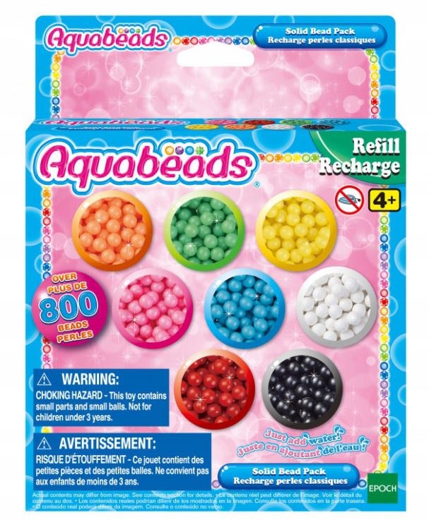 

Aquabeads Zestaw Litych Koralików Ponad 800 szt!