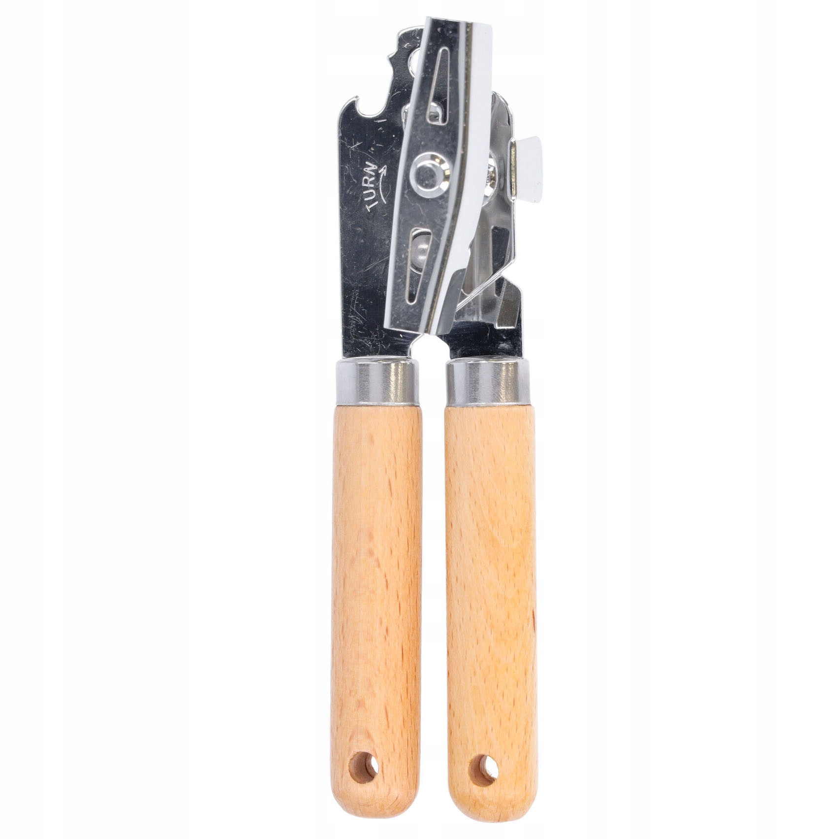 Konzervnyitó acél inox fa