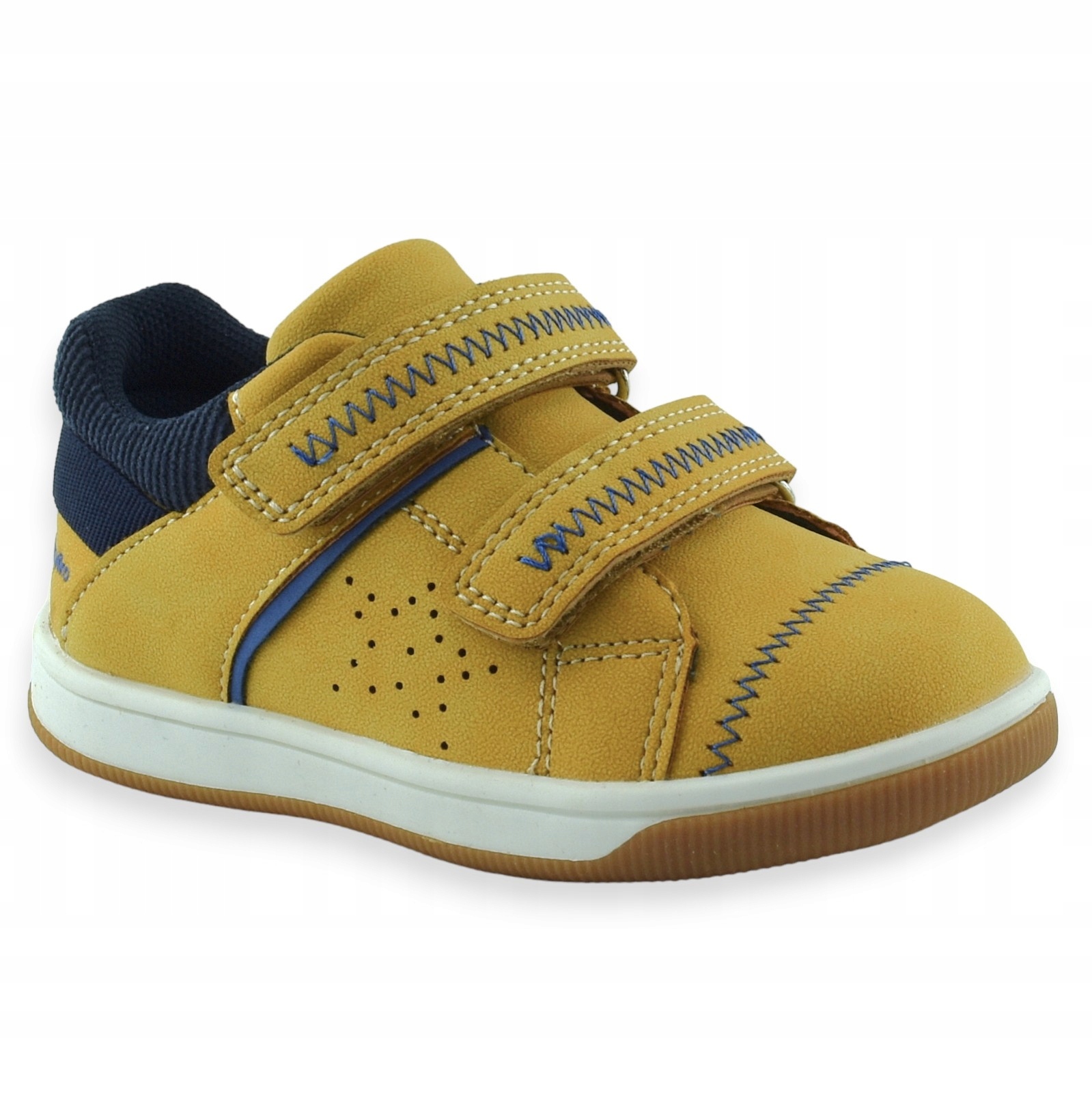 Brązowe buty chłopięce na jesień / wiosnę wygodne zapięcie na rzepy rozm.26 Stan opakowania oryginalne