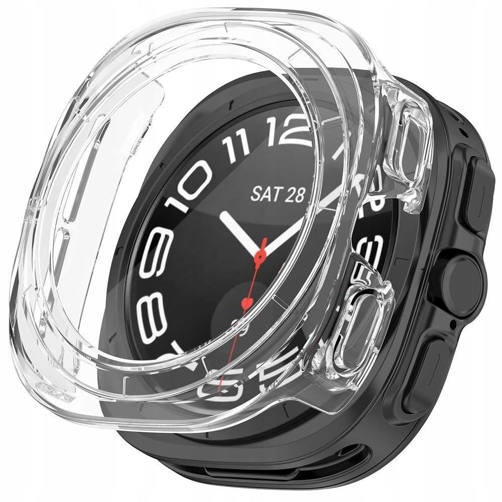 ETUI +SZKŁO 2w1 Defense Case Ochrona 360 do Samsung Galaxy Watch Ultra 47mm Kolor bezbarwny