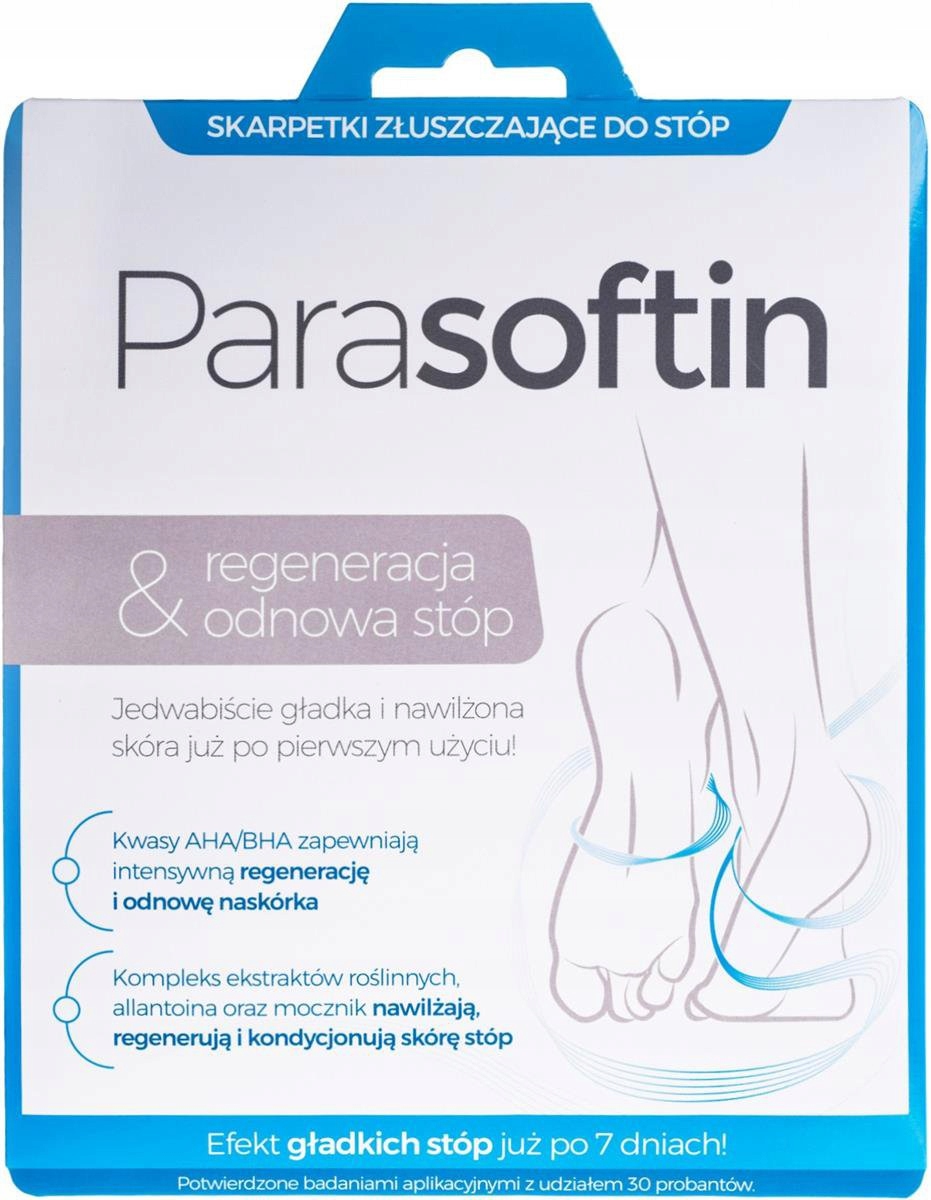 PARASOFTIN SKARPETKI ZŁUSZCZAJĄCE DO STÓP 1 PARA