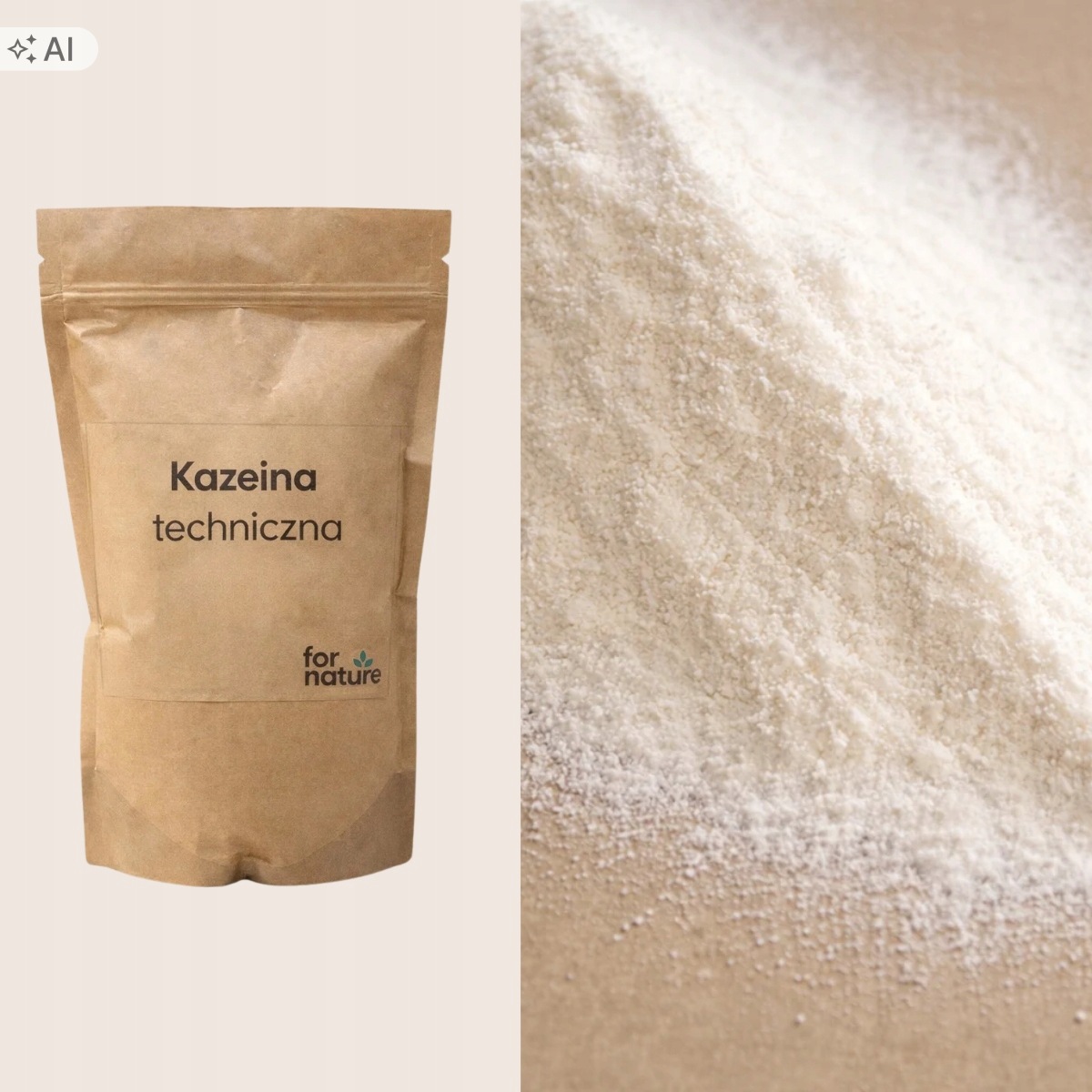Technické kaseinové pojivo pro vápenné barvy a lepidla Fornature 1 kg