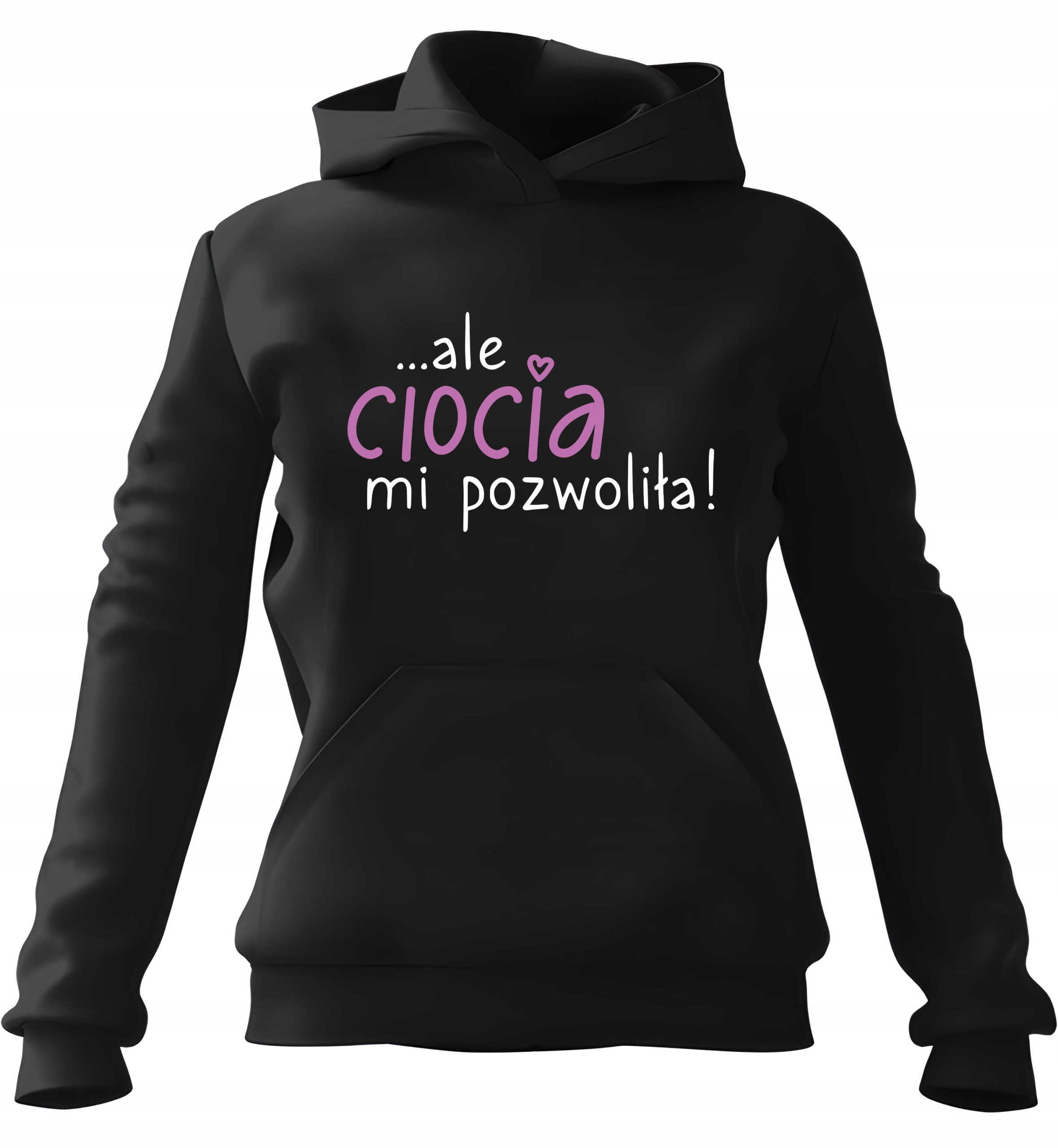 pánská mikina s kapucí But Auntie Let Me Black 2XL, Dárek pro strýčka