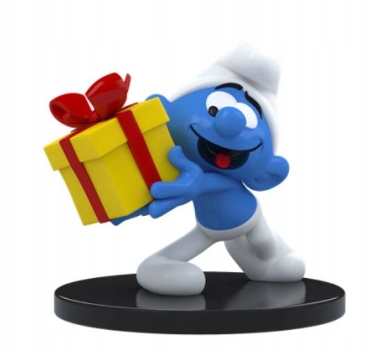 Smurf Šmoula Jokey s dárkem Figurka 4 palce