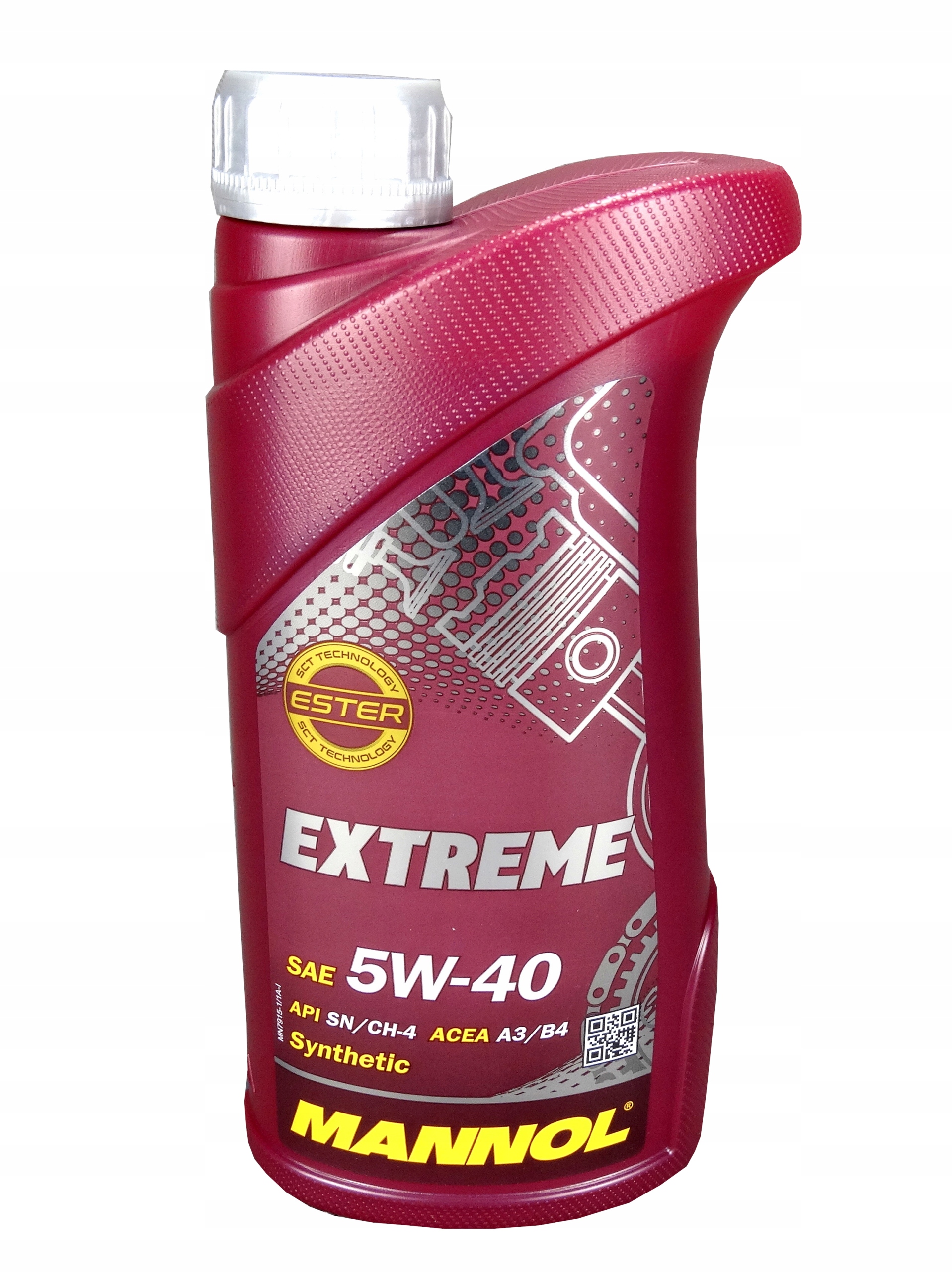 

Olej Silnikowy Syntetyczny Mannol 5W40 Extreme 1L
