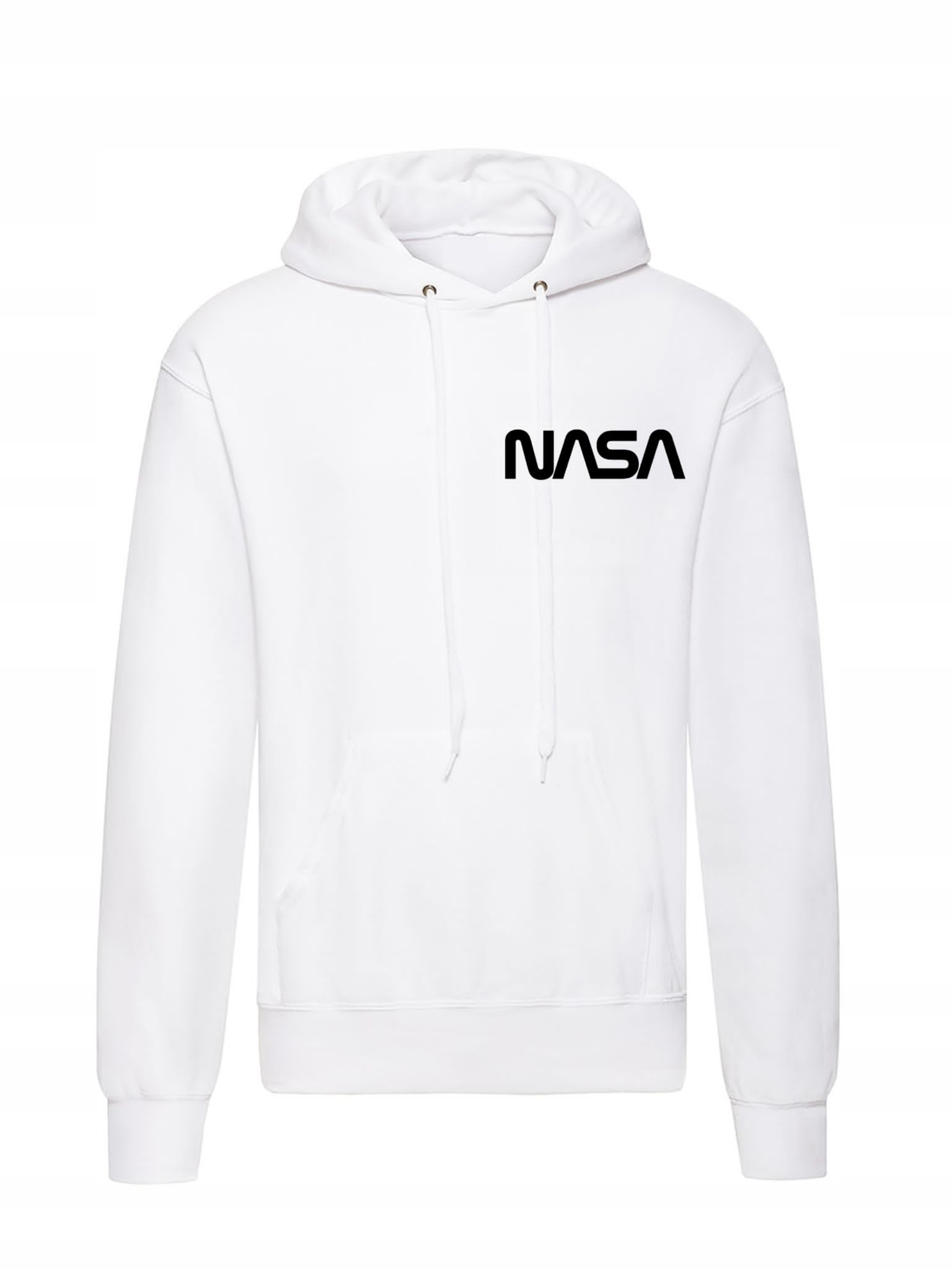 

Bluza Damska Biała Nasa Bawełniana Z Kapturem Xs