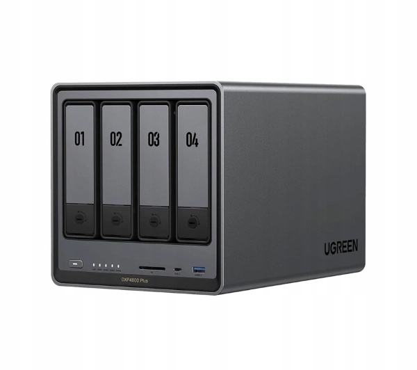 Bezprzewodowy serwer hub Ugreen DXP4800 Plus Szary