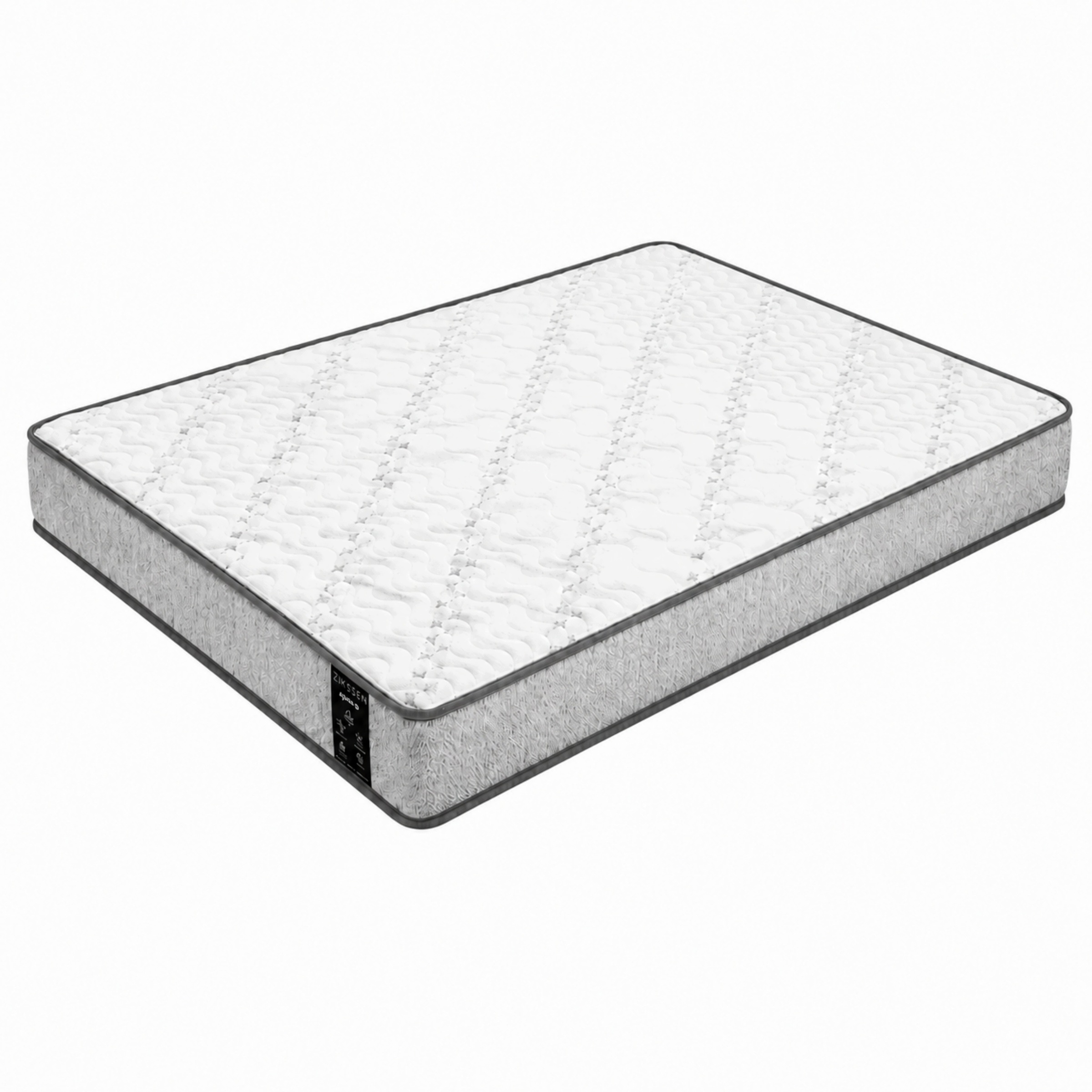 Materac Kieszeniowy Sprężynowy 120x200 Zikssen Optima Twardy H4 Bambus