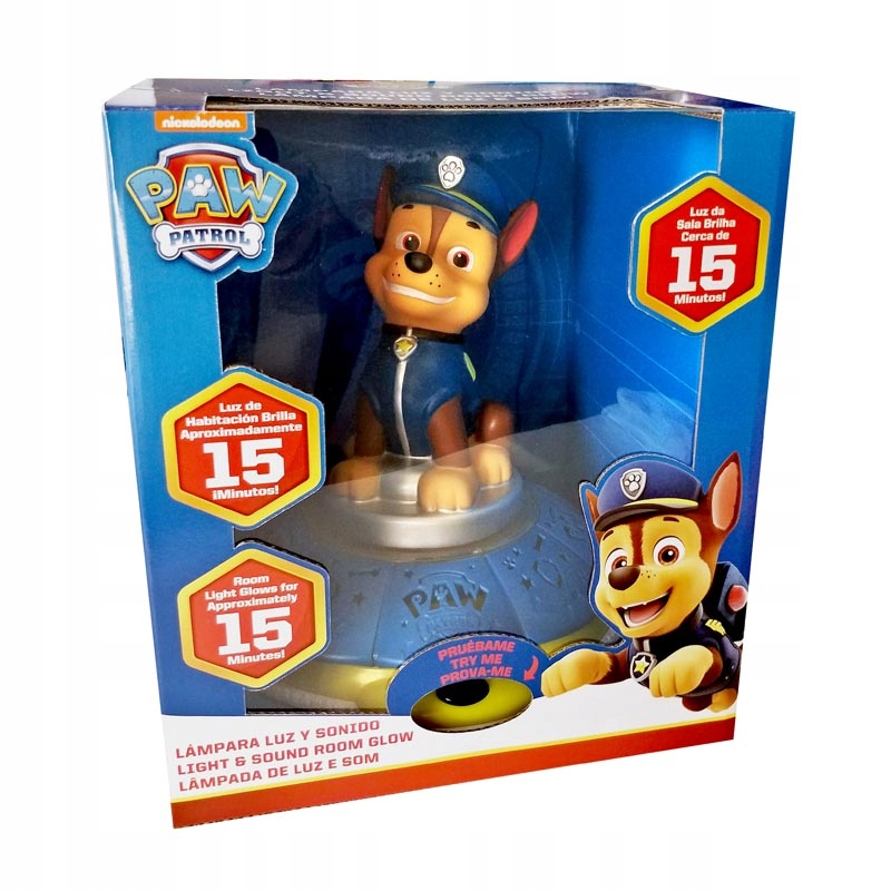 

Lampka nocna 3D z efektami dźwiękowymi Psi Patrol