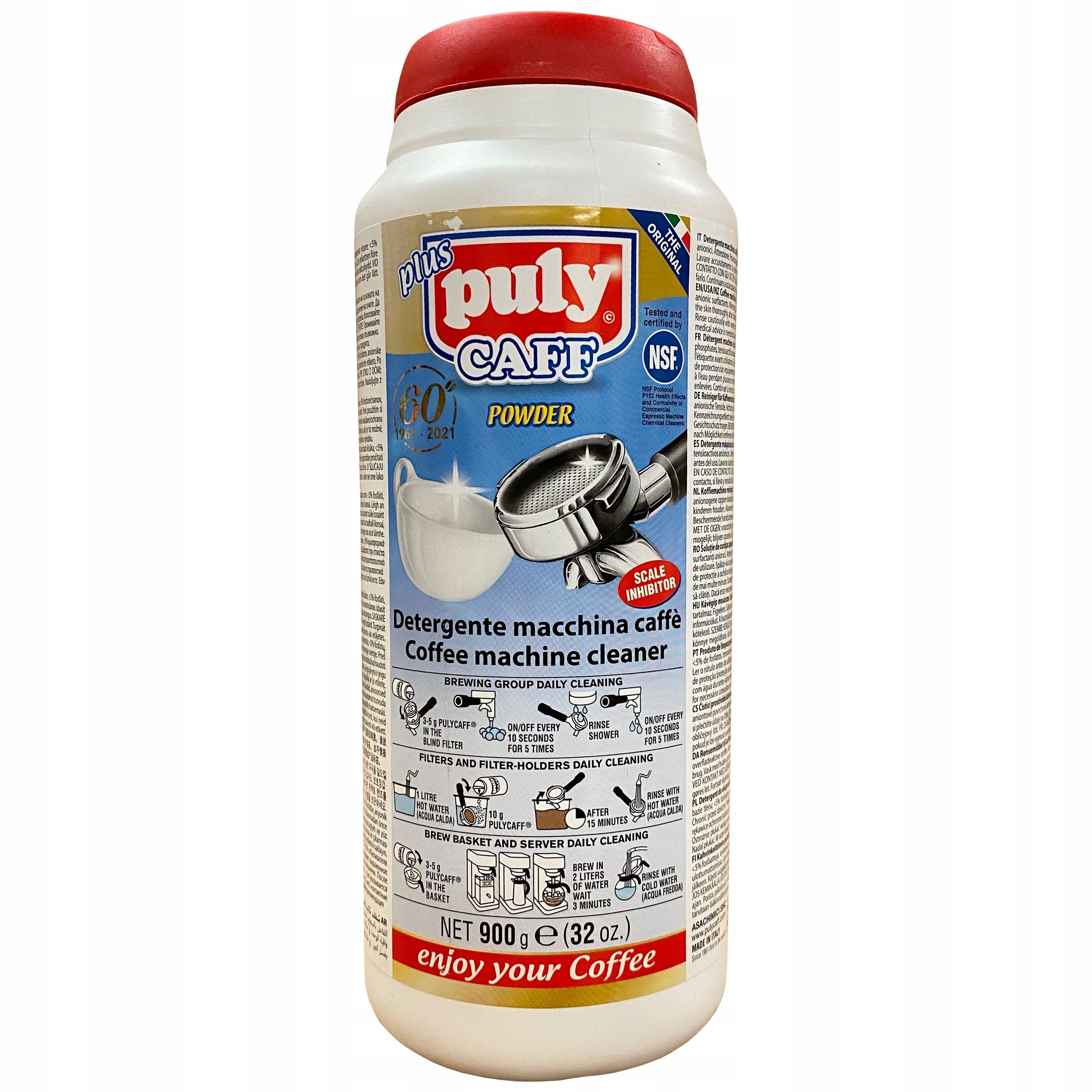 

Puly Caff Plus Proszek czyszczący do ekspresu 900g