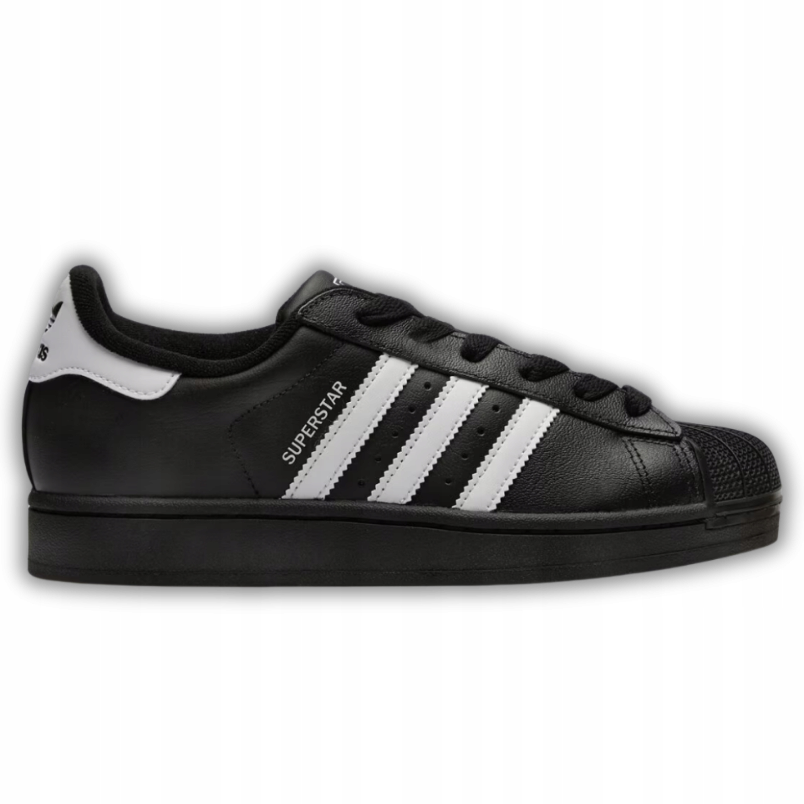 Boty Adidas Superstar II Módní Sportovní Kožené Černobílé Vel 36 2/3