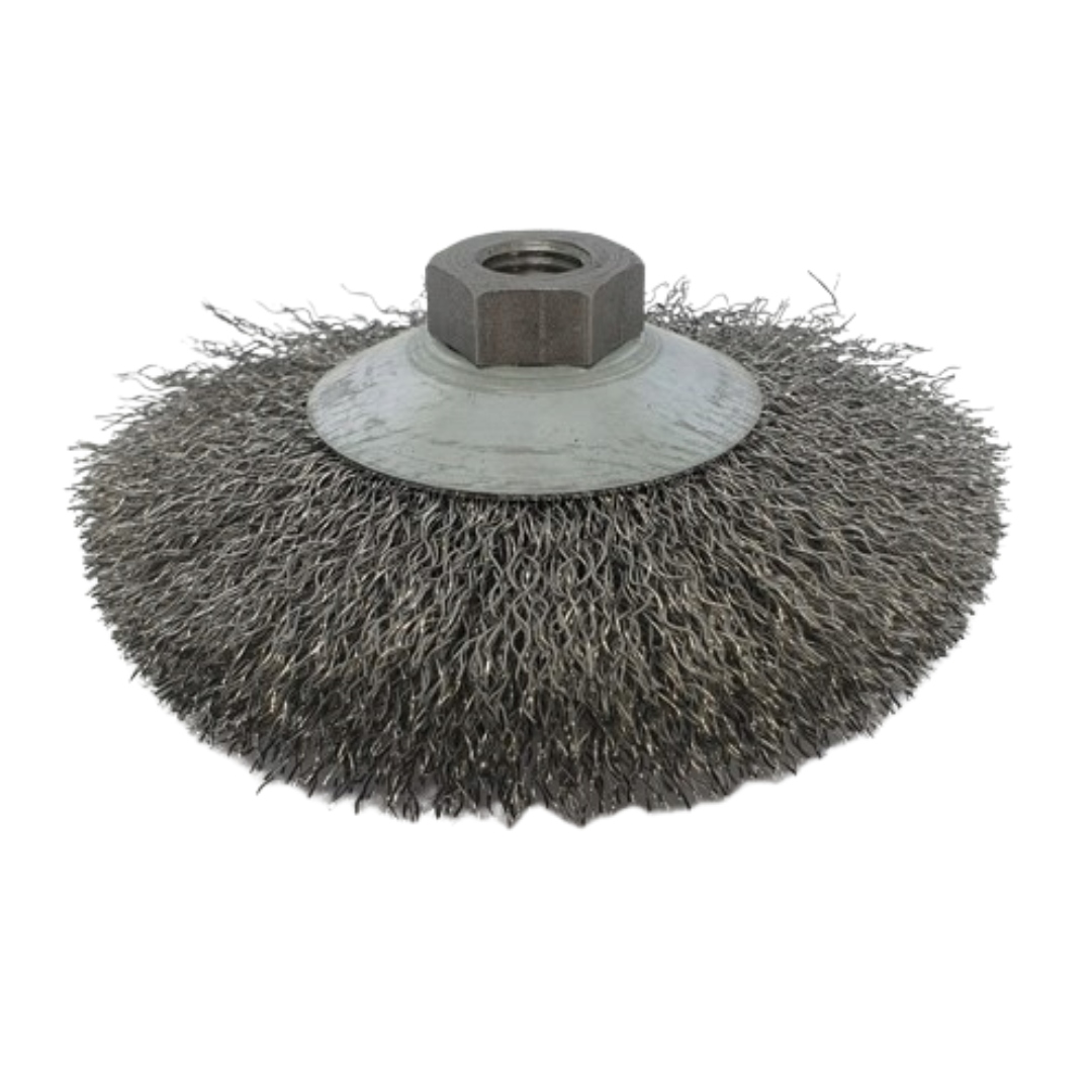 

Szczotka druciana kątowa Fi100mm z gwintem M14
