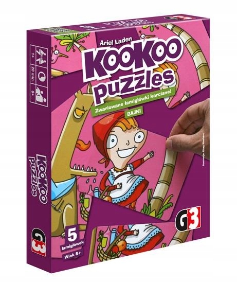 

Kookoo Puzzles Bajki Łamigłówka Karciana Dzieci