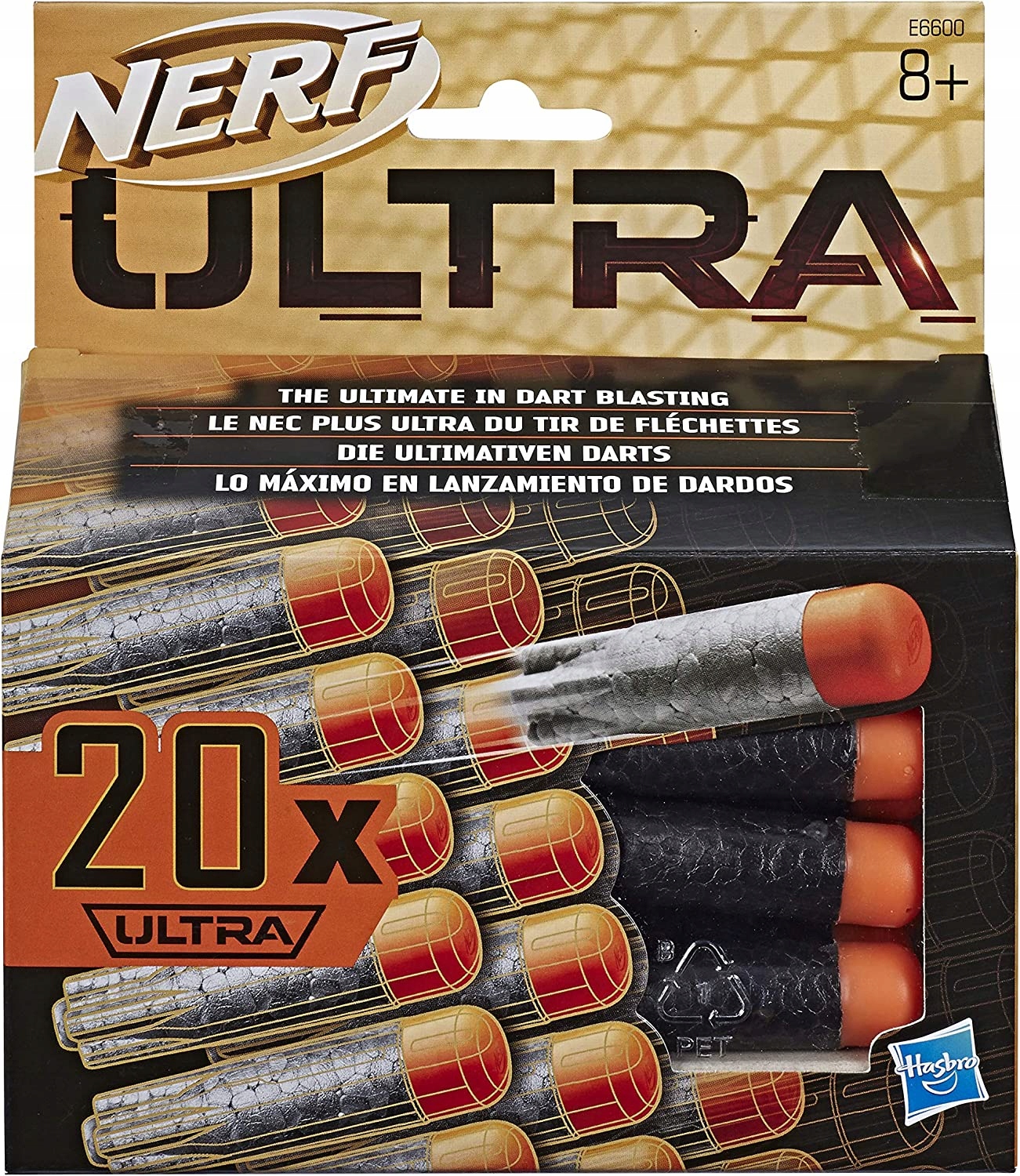 NERF ULTRA STRZAŁKI 20 SZT. ZASIĘG 33 METRY E6600