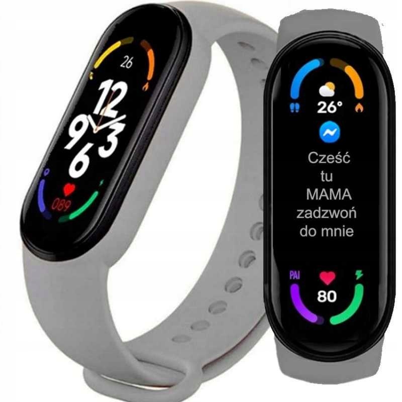 SMARTBAND M7- MIX OPASKA PULSOMETR SMARTWATCH Stan opakowania oryginalne