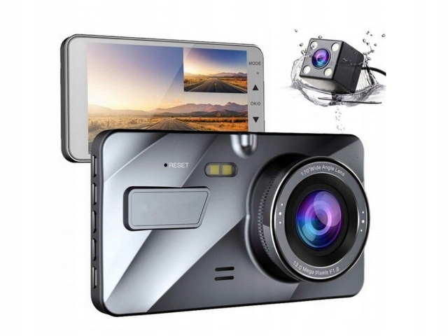 KAMERA DO SAMOCHODU REJESTRATOR JAZDY PRZOD TYL Producent code rejestrator jazdy kamera cofania