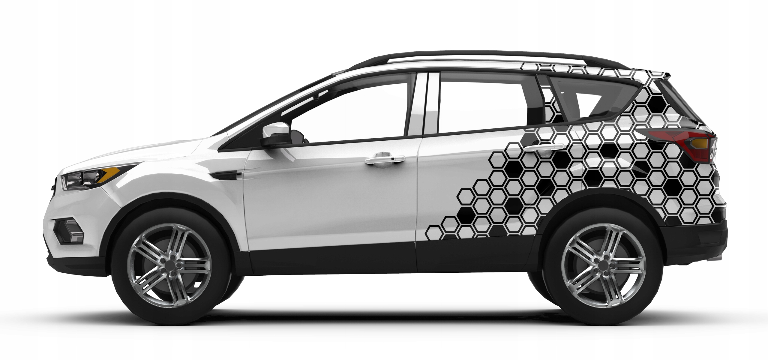 Plaster miodu naklejki na auto TUNING SAMOCHODU Kolor dominujący czarny