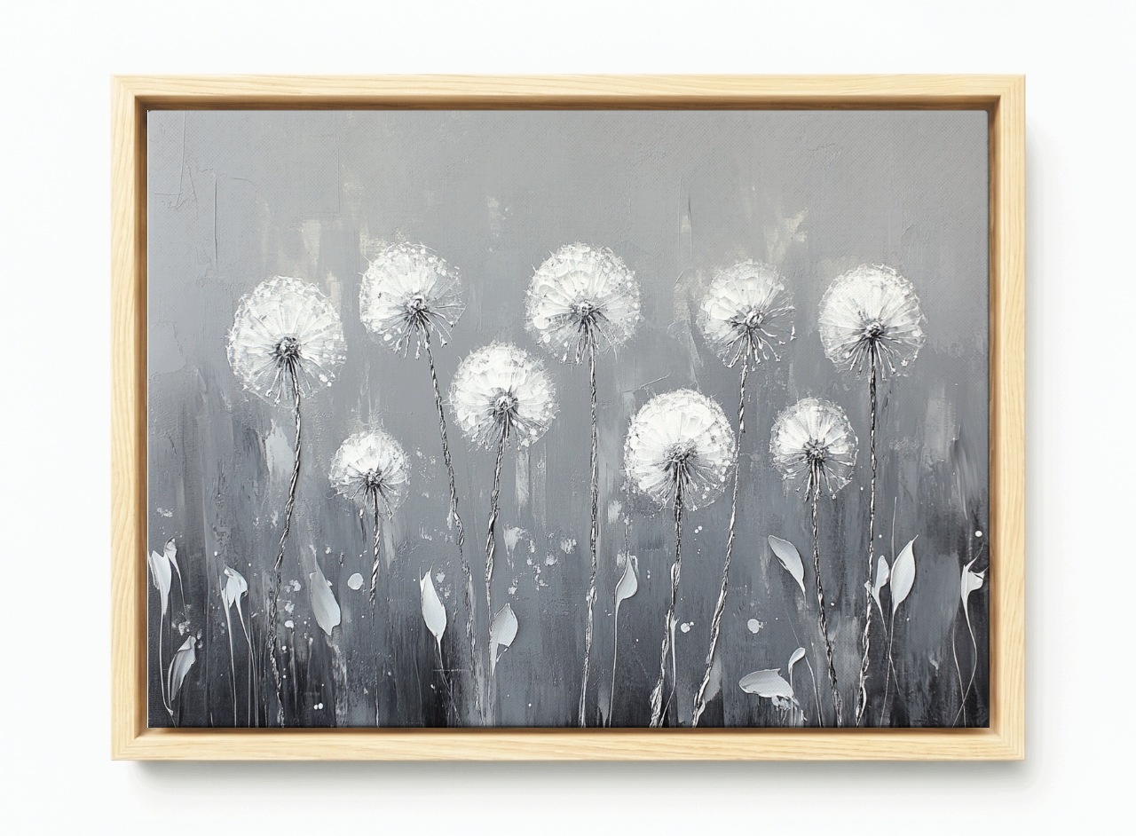 Obraz Rám Americký Box Příroda Jaro Květiny Foukačky Peří 60x40