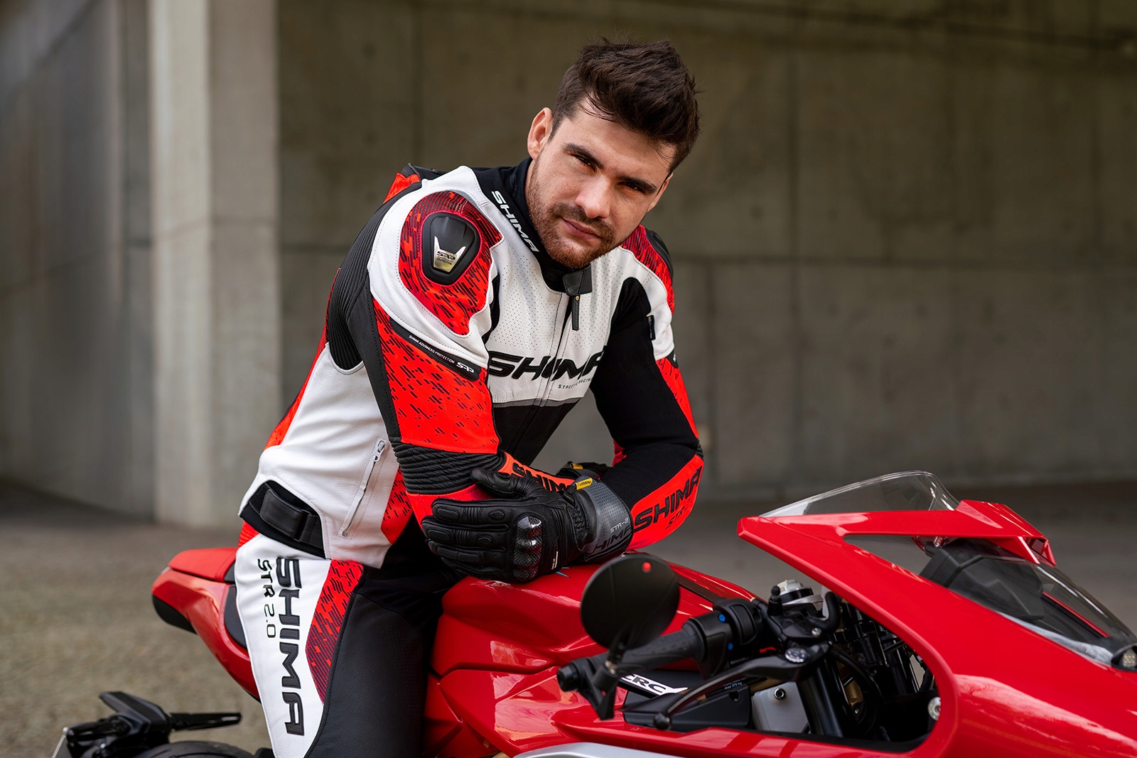 Kurtka motocyklowa skórzana SHIMA STR 2.0 JKT 54 Model STR 2