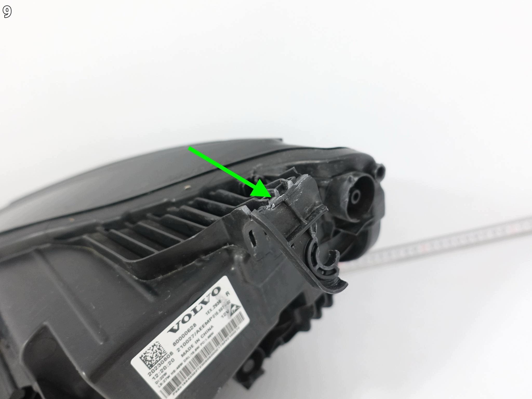 VOLVO EX30 EX 30 23- light FULL LED right front EUROPA