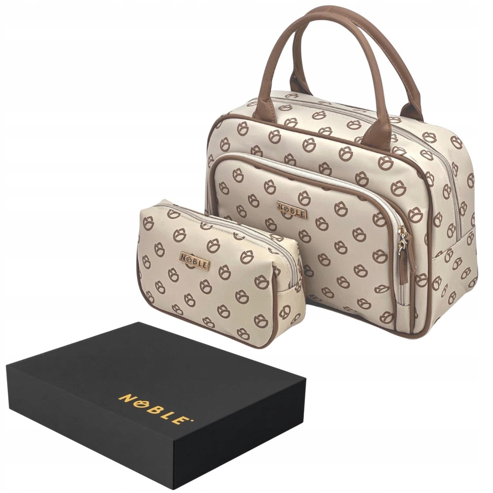 Dámská kosmetická taška velká malá cestovní organizér dárek v krabičce Noble