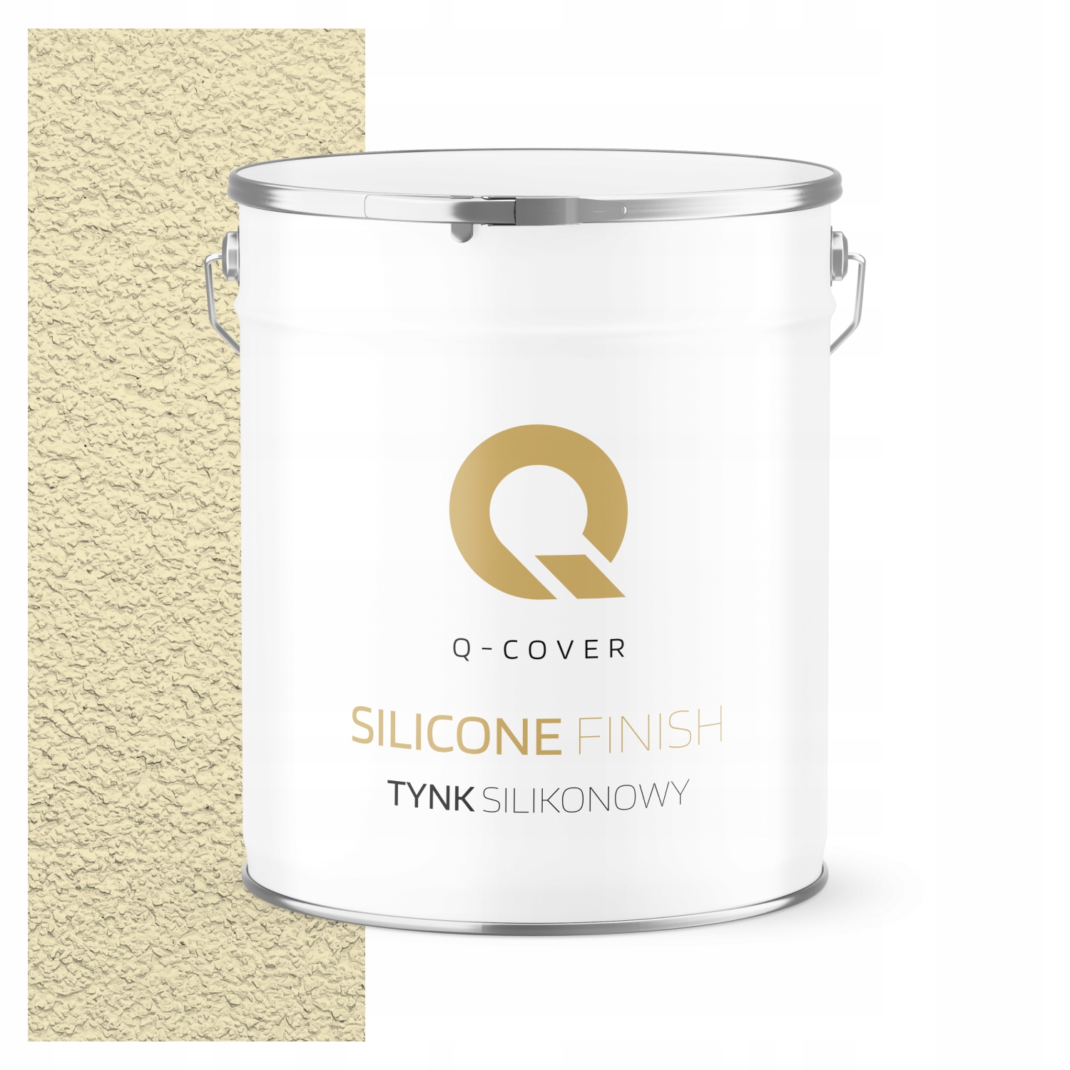 Silikonová Fasádní Omítka Žlutá Světlá F622 7 Kg Beránek Granulace 1.5 mm