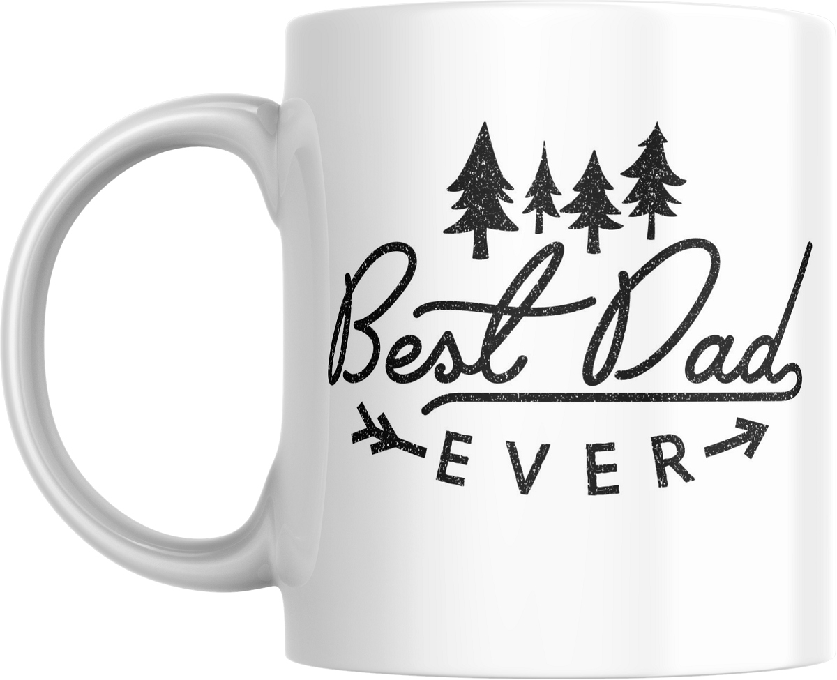 Kubek na dzień taty Best Dad Ever kubek z nadrukiem lista