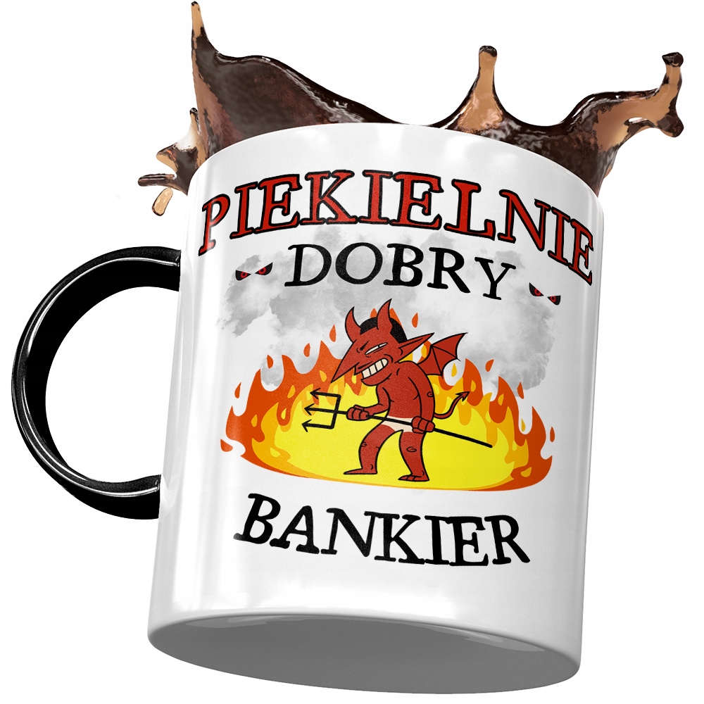 

Kubek Czarny Dla Bankiera Piekielnie Dobry Bankier